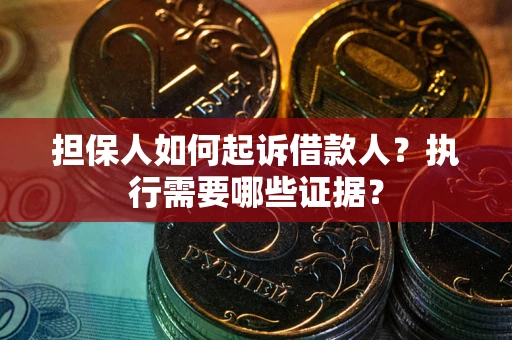 济南担保人如何起诉借款人？执行需要哪些证据？