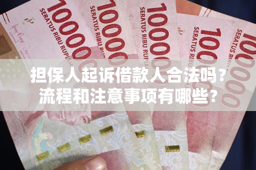 济南担保人起诉借款人合法吗？流程和注意事项有哪些？