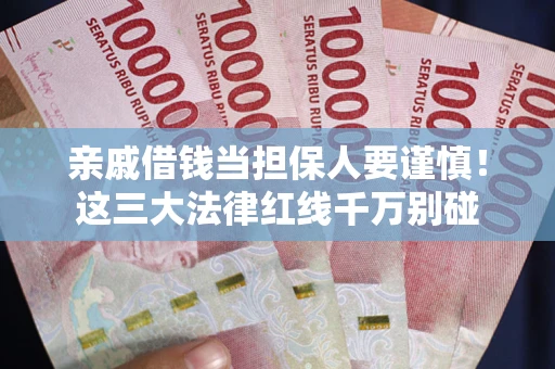 济南亲戚借钱当担保人要谨慎！这三大法律红线千万别碰