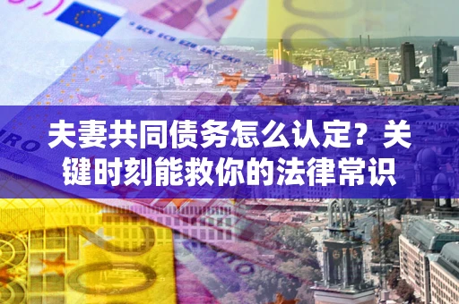 济南夫妻共同债务怎么认定？关键时刻能救你的法律常识