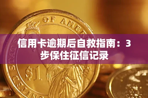 济南信用卡逾期后自救指南：3步保住征信记录