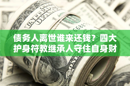 济南债务人离世谁来还钱？四大护身符教继承人守住自身财产